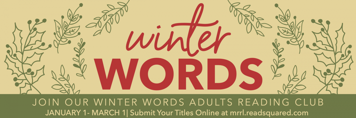 Home Page Missouri River Regional Library   Winter Words 2021 WEB Slider 